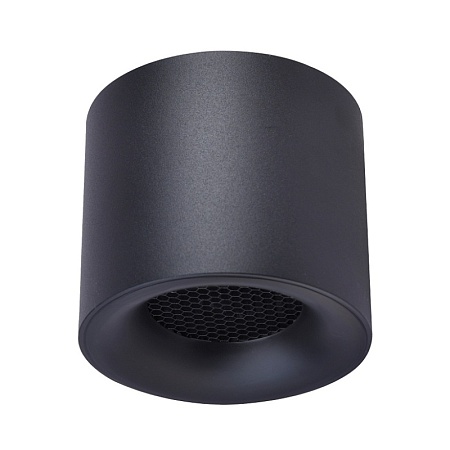 Светильник потолочный черный LED 1*10W 3000K 530Lm Ra 36° IP20 D80xH70 170-240VV ST761.433.10 - фото