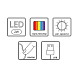Ночник ARTE LAMP A7372LT-1WH - фото