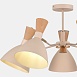 Светильник потолочный Бежевый/Бежевый, Светлое дерево, Золотистый E14 5*40W SLE1256-502-05 - фото