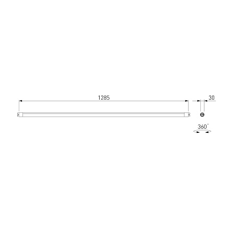 Module System Трековый светильник 24W 3000K (черный) 85176/01 Elektrostandard - фото