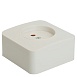 Розетка RJ-45 открытой установки, STEKKER, серия София, 1-местная, белый, MST00-20-01 - фото