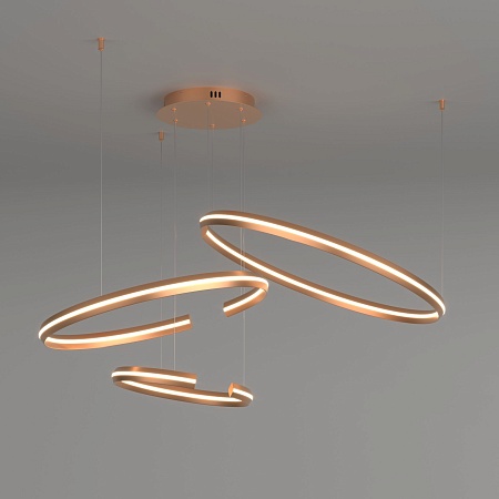 Подвесной светильник Eurosvet 90180/3 золото - фото