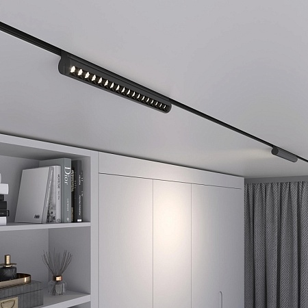 Трековый светильник 6W 4200K Alter чёрный Slim Magnetic 85048/01 - фото