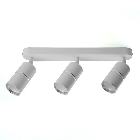 Светильник Feron ML1863 ZEN светильник настенно-потолочный под лампу  GU10, белый, хром - фото