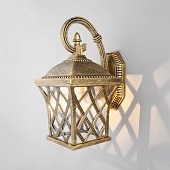 Уличный настенный светильник Cassiopeya D черное золото IP44 Cassiopeya D черное золото Elektrostandard