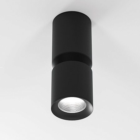 Светильник потолочный светодиодный 12W 4000К чёрный 25048/LED Elektrostandard - фото