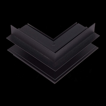 Внешний угол-соединитель для встраиваемого магнитного шинопровода ST-Luce Черный ST007.459.00 - фото