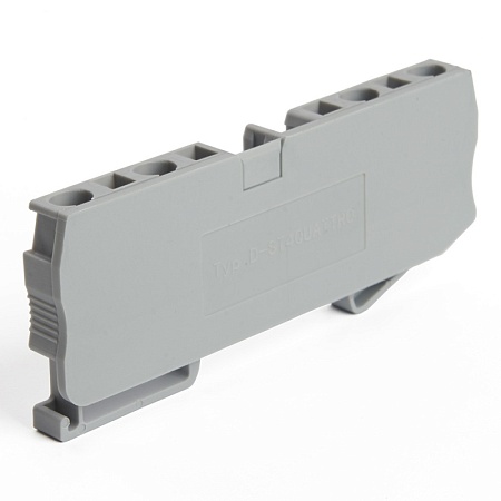 LD562-1-25 Торцевая заглушка для ЗНИ LD554 2,5 мм²  (JXB ST 2,5), серый STEKKER - фото