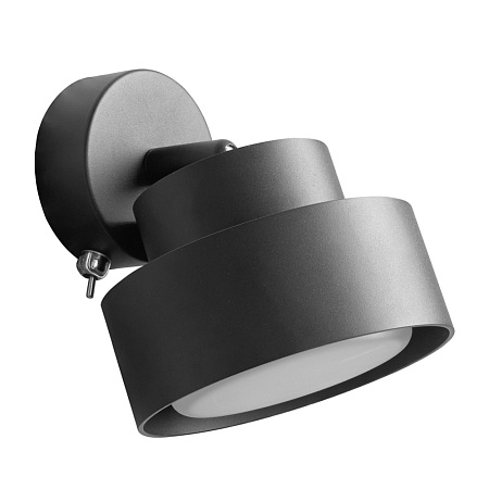 Светильник HL3670 AURA 12W, 230V, GX53, чёрный - фото