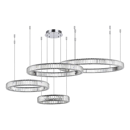 Люстра подвесная ST-Luce Хром/Прозрачный LED 1*190W 4000K SL1622.103.04 - фото