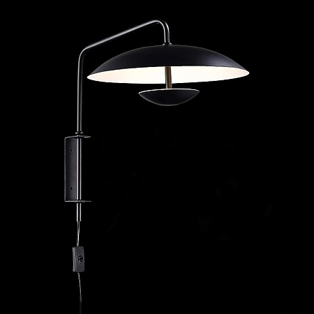 Бра ST-Luce Черный/Черный, Белый LED 1*8W 3000K SL6502.401.01 - фото