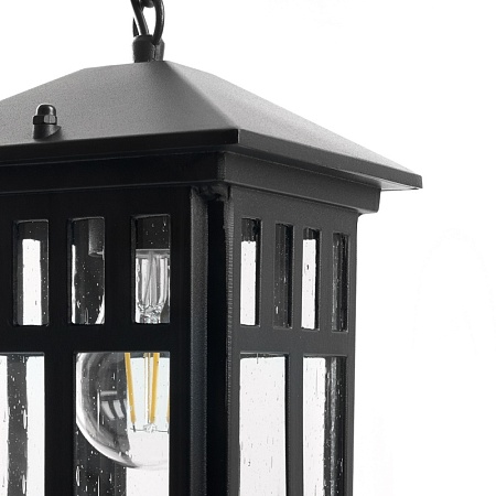 Светильник садово-парковый Feron PL675 на цепочке 60W 230V E27, черный - фото