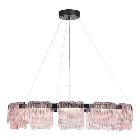 Светильник подвесной ST-Luce черный/розовый LED 1*66W 3000K SL6021.403.66 - фото