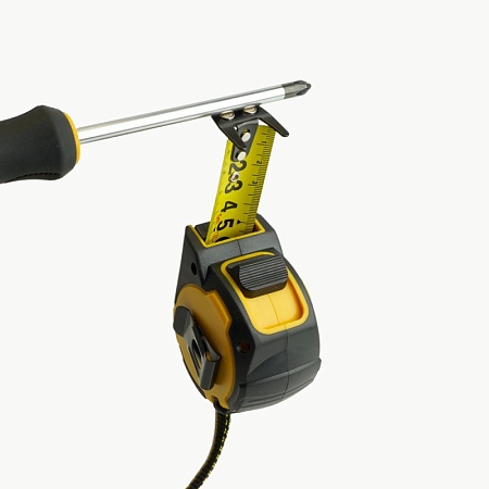 Рулетка, 5 м х 25 мм, магнит, II класс точности, двухстороннее нанесение, STEKKER MTS-85-P - фото