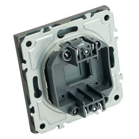 Заглушка (механизм), серия Эмили, платиново-серый, soft touch, RST00-5116-10 - фото