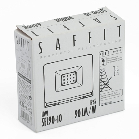 Светодиодный прожектор SAFFIT SFL90-10 IP65 10W 6400K белый - фото