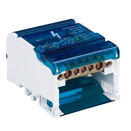 Шины на DIN-рейку в корпусе (кросс-модуль) 4х7 3L+PEN LD505-407 - фото