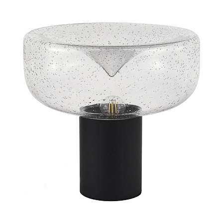 Прикроватная лампа ST-Luce Черный/С пузырьками воздуха E27 1*40W SL6014.424.01 - фото