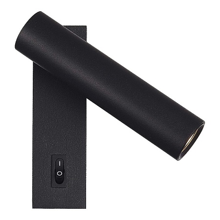 Светильник настенный ST-Luce Черный/Черный LED 1*5W 3000K ST161.411.05 - фото