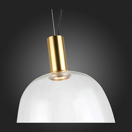 Светильник подвесной ST-Luce Бронзовый/Прозрачный LED 1*7W 2700K SL1582.313.01 - фото