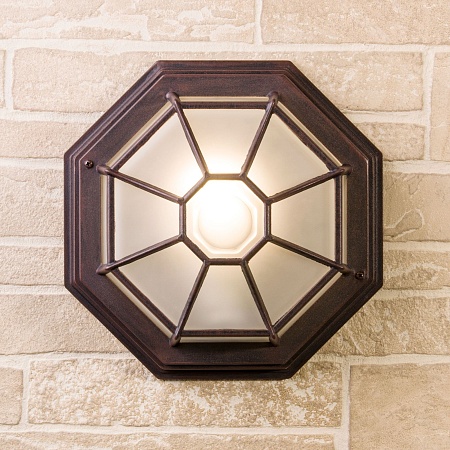 Уличный настенный светильник Telarana L капучино GL 1024D Elektrostandard - фото