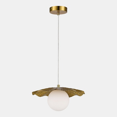 Светильник подвесной Латунь/Белый G9 1*5W 4000K SLE1196-303-01 - фото