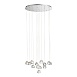 Светильник подвесной ST-Luce Хром/Прозрачный с пузырьками воздуха LED 13*3W 3000K SL6017.101.13 - фото