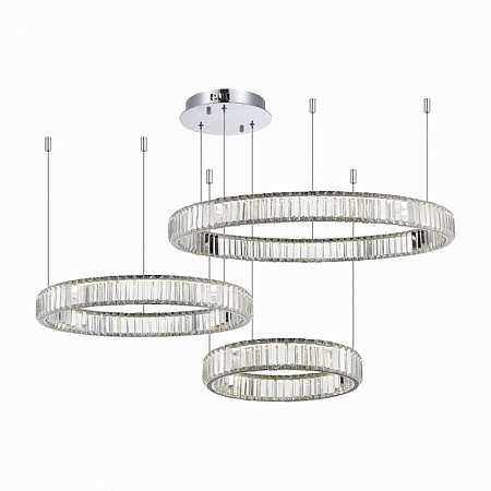Люстра подвесная ST-Luce Хром/Прозрачный LED 1*122W 4000K SL1622.113.03 - фото