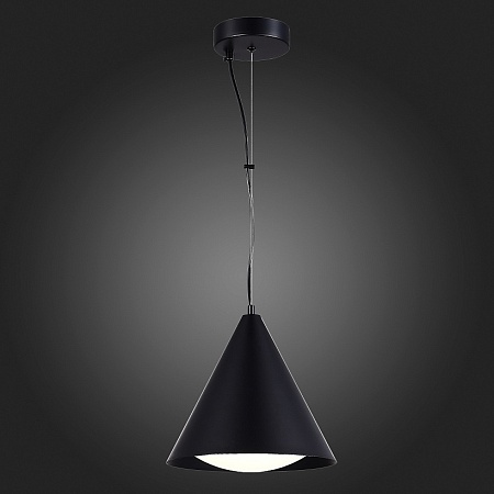 Светильник подвесной ST-Luce Черный/Черный LED 1*7W 3000K SL6501.403.01 - фото