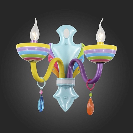 Бра ST-Luce Разноцветный/Разноцветный E14 2*40W SL672.781.02 - фото