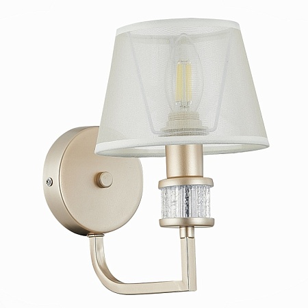 Светильник настенный Золотистый/Шампань E14 1*40W SLE107501-01 - фото