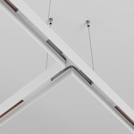 Коннектор питания Т-образный Exility белый - фото