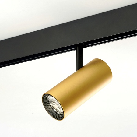 Светильник светодиодный Feron MGN303 трековый низковольтный 10W, 900 Lm, 4000К, 35 градусов, золото - фото