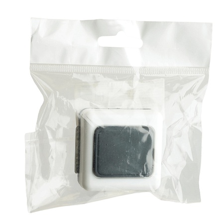 Выключатель-кнопка для проводного звонка FERON DB-104, черно-белый - фото