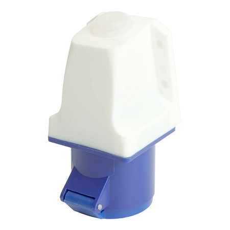 Розетка стационарная ST-123 32А 220В 2P+PE IP44, RST32-123-44, RST32-123-44, Stekker - фото