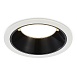 Св-к встр. Черный LED 1*7W 4000K 630Lm Ra80 120° IP20 D85xH45 100-240V ST755.448.07 - фото