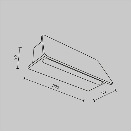 Настенный светильник (бра) Outdoor Trupp O429WL-L6GF3K - фото