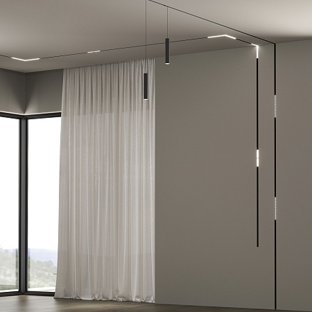 Трековый светильник 24W 4200K Link черный Slim Magnetic 85031/01 Elektrostandard - фото