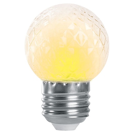 Лампа-строб Feron LB-377 Шарик прозрачный E27 1W 230V 2700K - фото