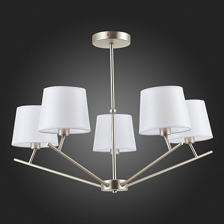 Светильник потолочный Никель/Белый E14 5*40W SLE300102-05 - фото