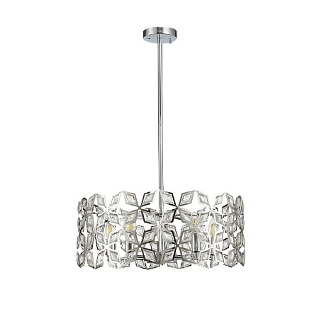 Светильник подвесной ST-Luce хром/прозрачный E14 5*60W SL1104.103.05 - фото