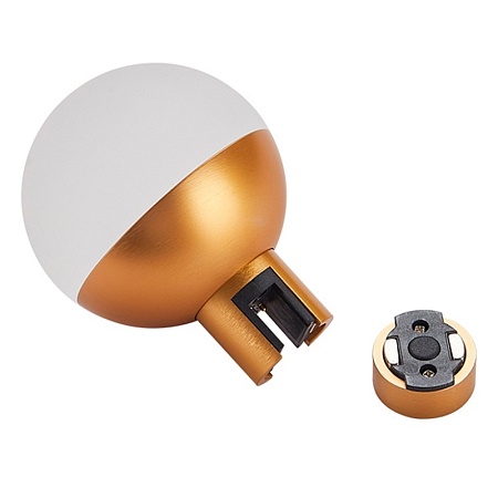 Магнитный трековый светильник FARM Золотистый LED 1*5W 3000K 89Lm Ra90 120 IP20 D75xH10 ST815.206.05 - фото