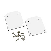 Торцевая заглушка (2 шт) для ST003.129.03 (S23) ST-Luce Серебристый ST003.189.03