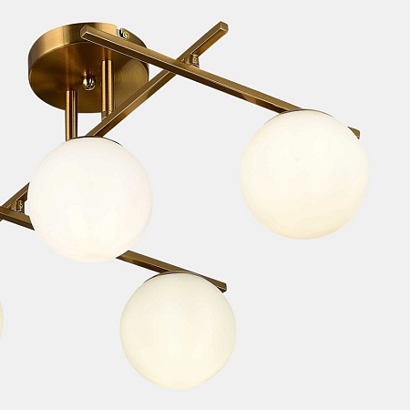 Светильник потолочный Латунь/Белый E14 5*40W SLE1195-302-05 - фото