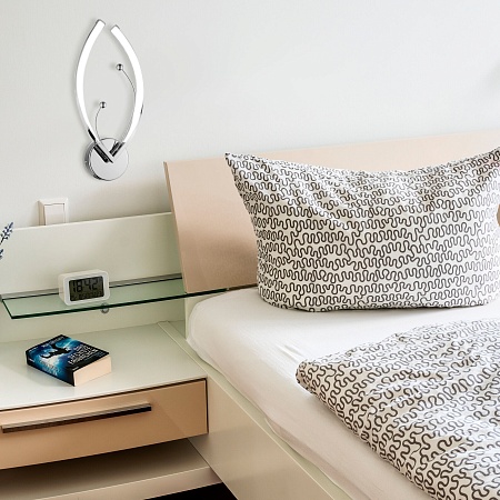 Настенный светильник Eurosvet 90056/1 хром - фото