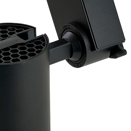 Светодиодный светильник Feron AL137 трековый однофазный на шинопровод 20W 4000K черный, изменяемый угол освещения 15-60град - фото