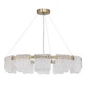 Светильник подвесной ST-Luce золотистый/прозрачный LED 1*66W 3000K SL6021.203.66
