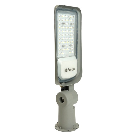 Светодиодный уличный консольный светильник Feron SP3060 50W 6400K 100-265V/50Hz, серый - фото