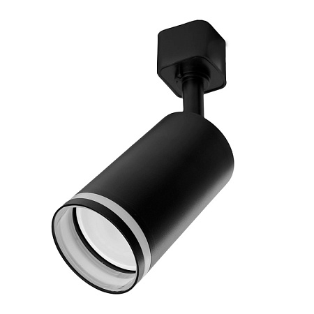 Светильник Feron AL161 трековый однофазный на шинопровод под лампу GU10, черный - фото