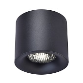 Светильник потолочный черный LED 1*10W 3000K 530Lm Ra 36° IP20 D80xH70 170-240VV ST761.433.10
